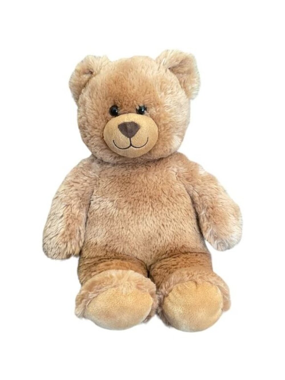 Build A Bear Happy Hugs Teddy Plush Stuffed Animal Light Brown Soft 15"
